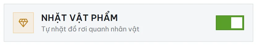Bật nhặt đồ